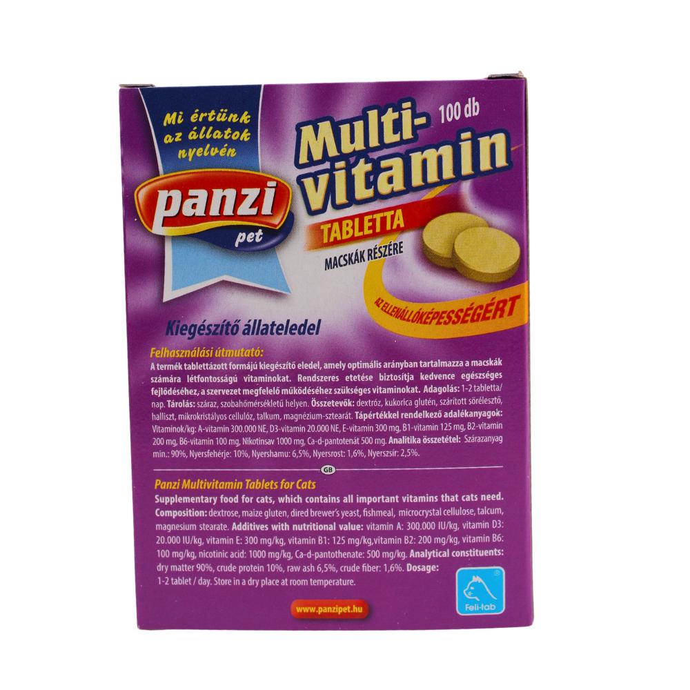 Multivitamine 100 tablete pentru pisici – vitalitate zilnică