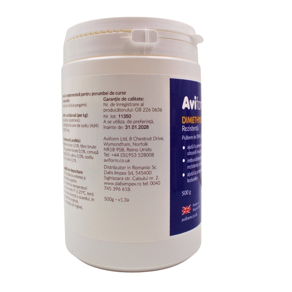Aviform Dimethylform DMG – supliment pentru stres și rezistență