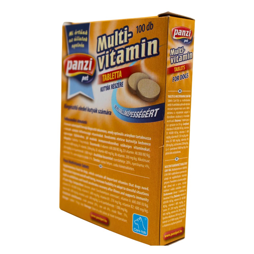 Panzi Multivitamin pentru câini – susţine imunitatea 100 tablete