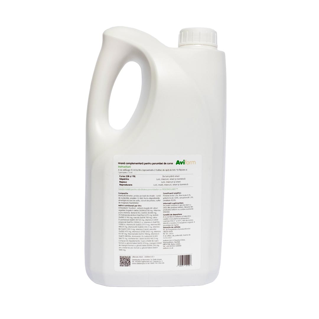 Aviform Ultimate Max pentru porumbei 2500 ml - DalisPet