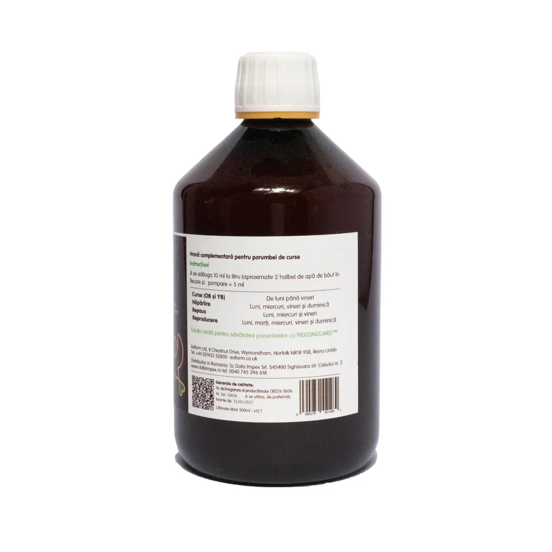 Aviform Ultimate Max pentru porumbei 500 ml - DalisPet