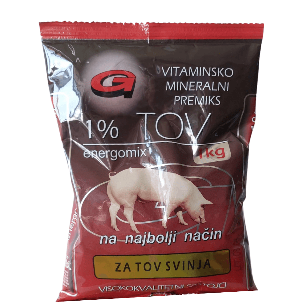 EnergoMix Tov Premix 1 % pentru ingrasarea porcilor 1kg - DalisPet
