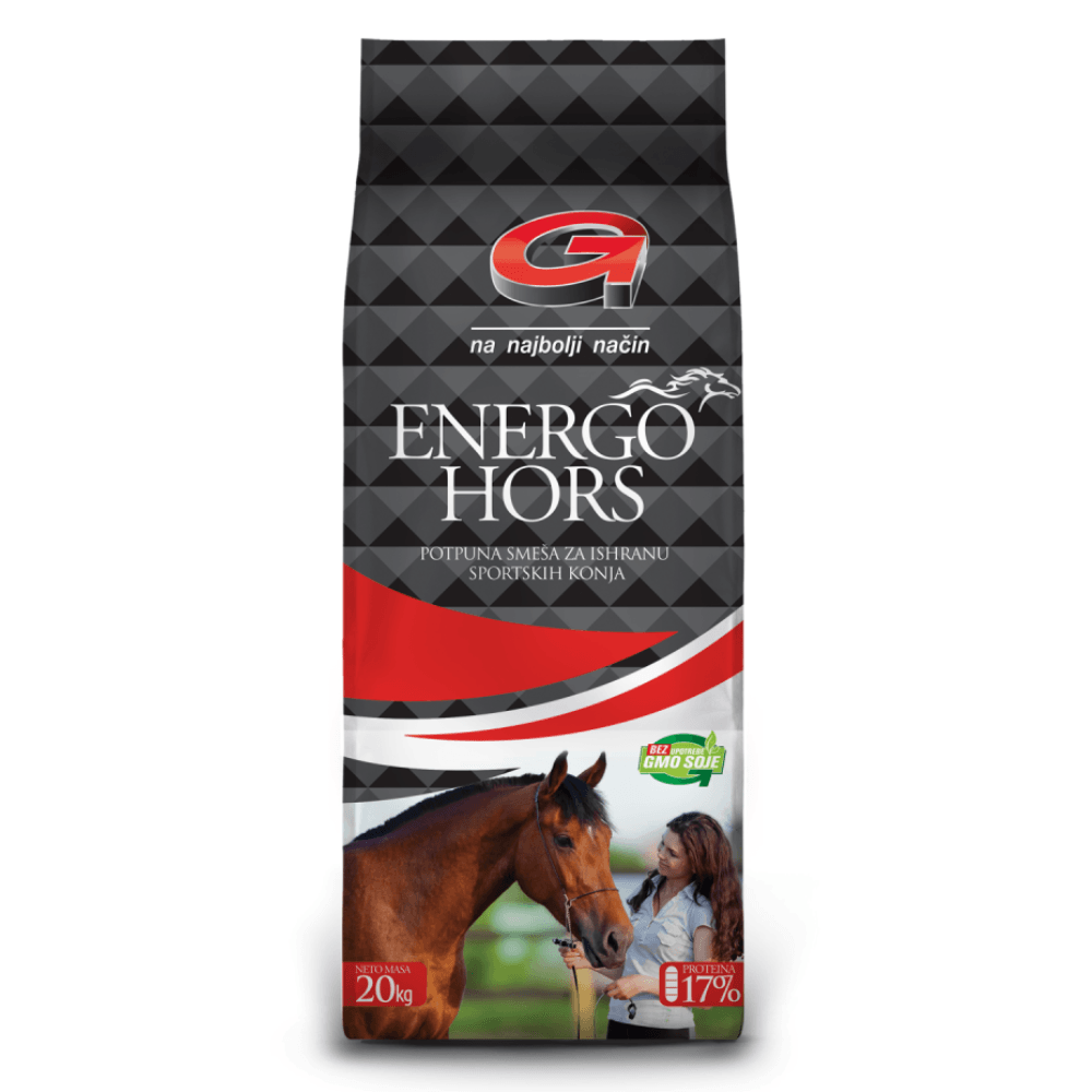Energohorse Hrana completa pentru cai, amestec granulat, proteina 17%, 20 KG - DalisPet