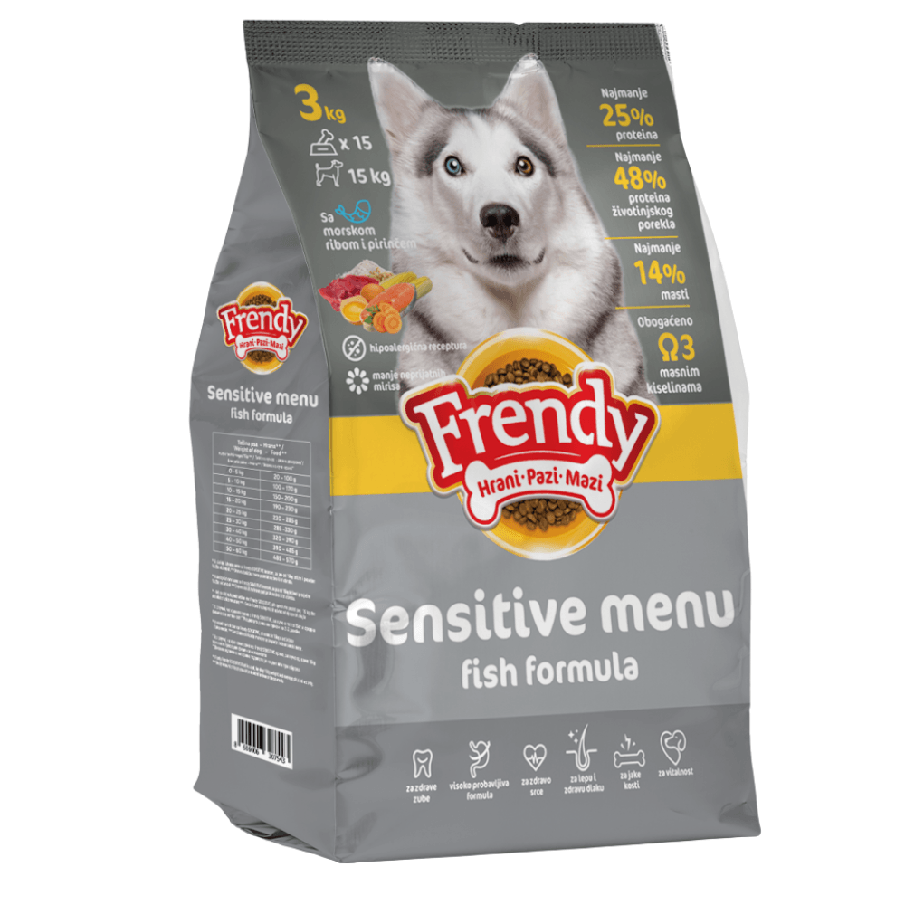 Frendy Sensitive Fish hrana uscata caini - DalisPet