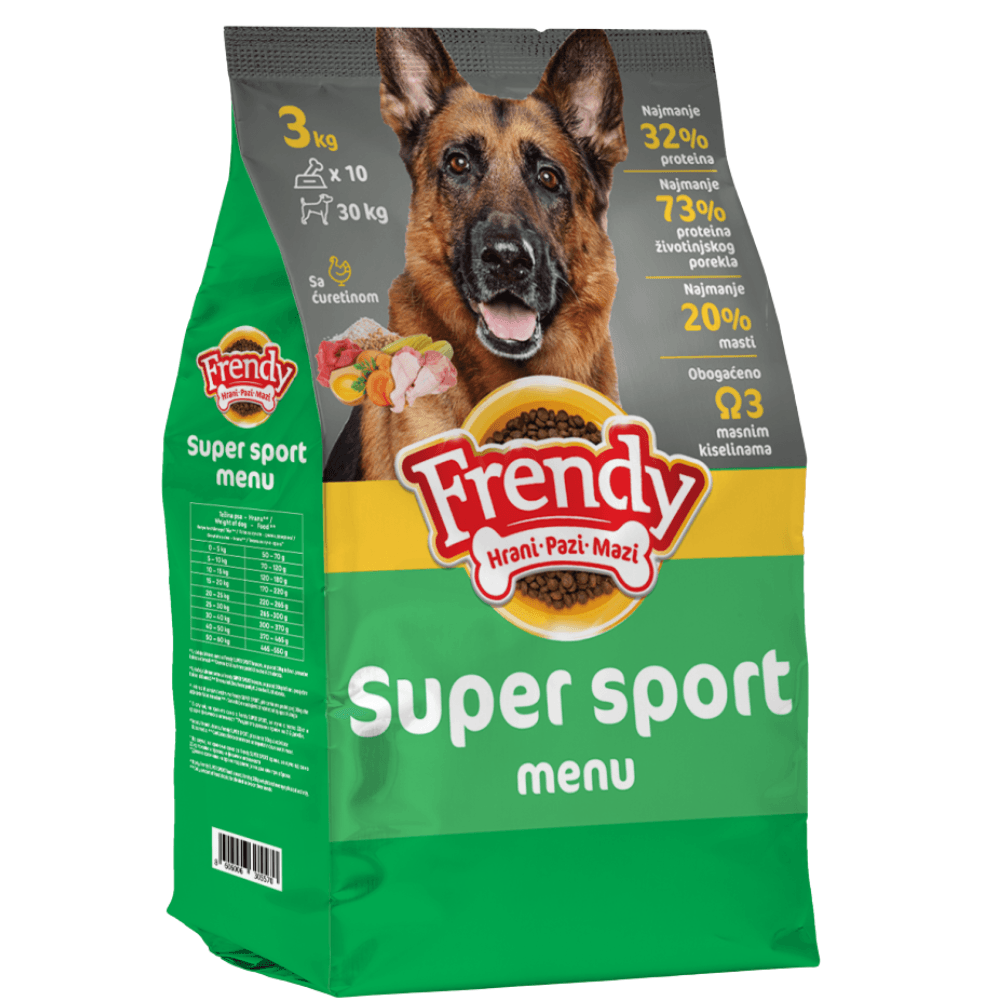 Frendy super sport Hrana uscata pentru caini sportivi si activi 10 kg - DalisPet
