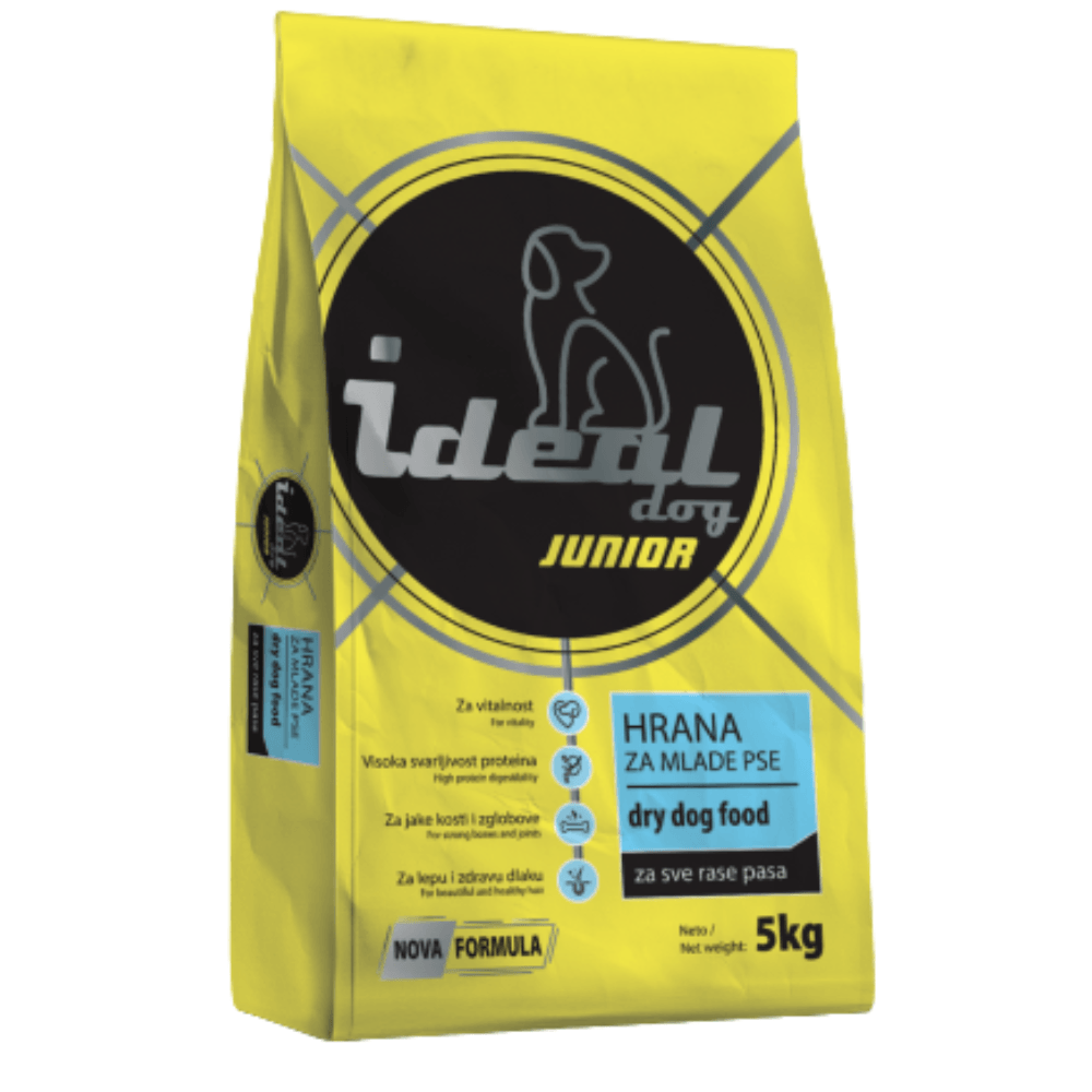 Ideal dog junior Hrana uscata pentru cainii tineri 5 kg - DalisPet