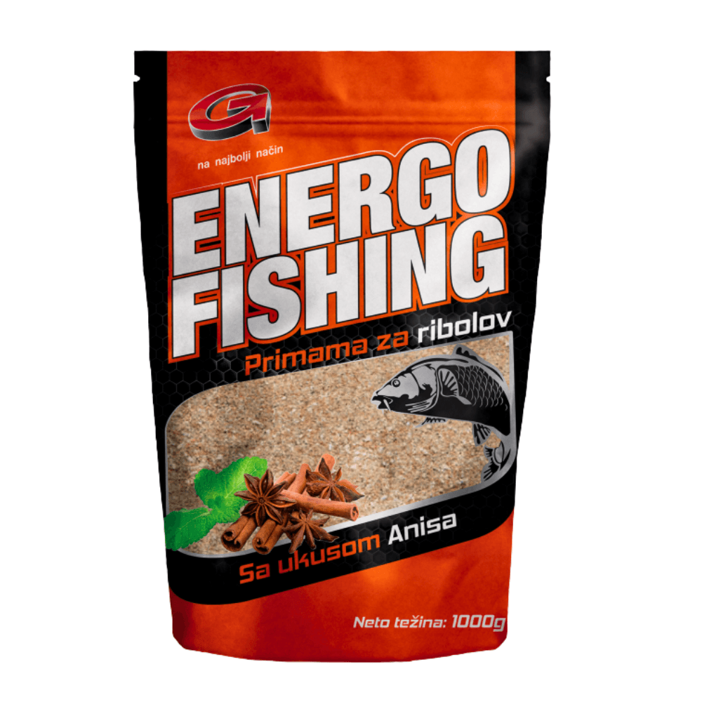 Energofishing Nada pentru pesti forma fainoasa cu Anason 1 kg - DalisPet