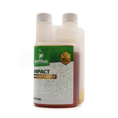 Supliment imunitar pentru porumbei cu acizi grași și plante aromatice Green Power Impact