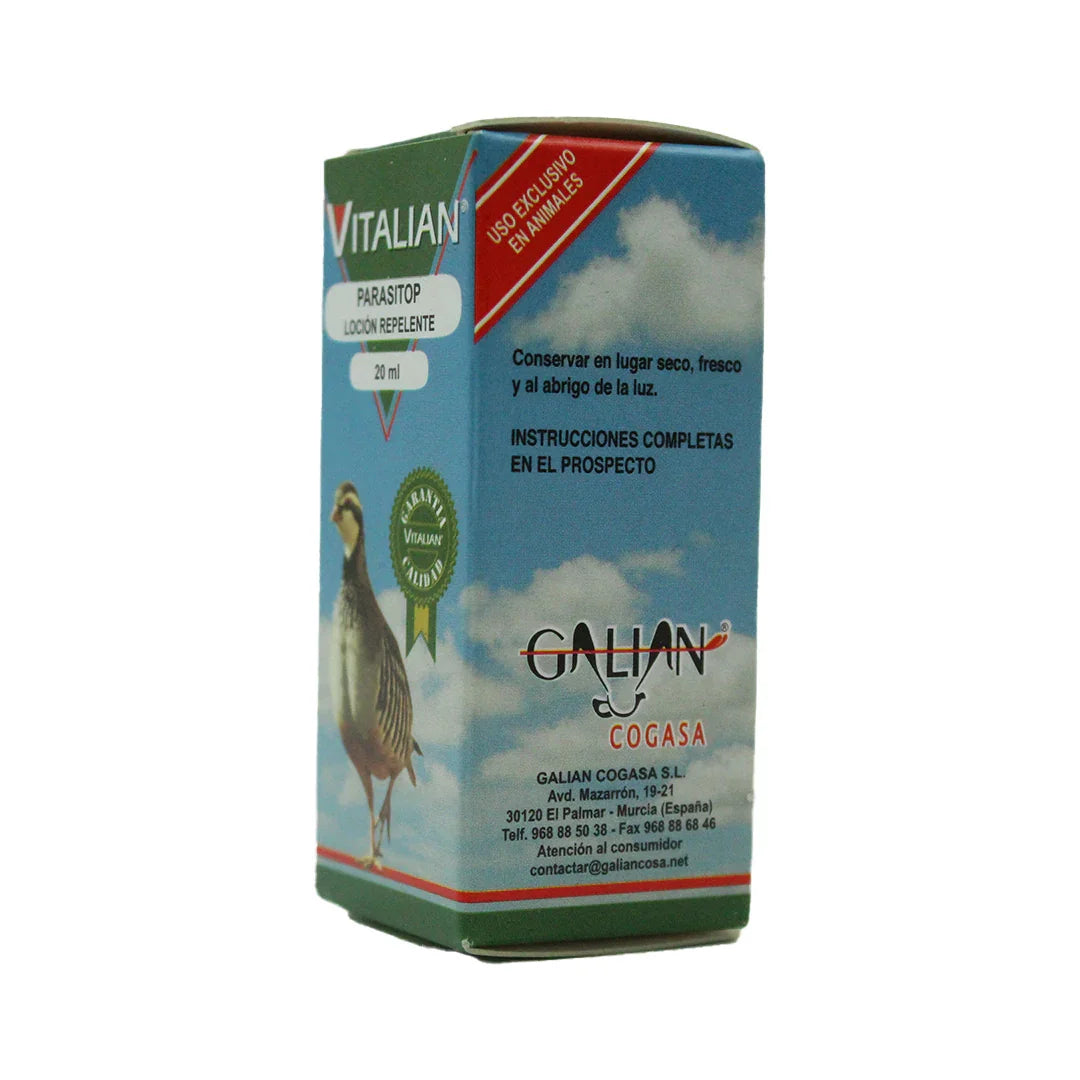 Vitalian Parasitop – antiparazitar natural pentru porumbei și păsări 20 ml
