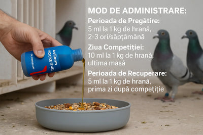 De ce suplimentele furajere sunt esențiale pentru sănătatea porumbeilor