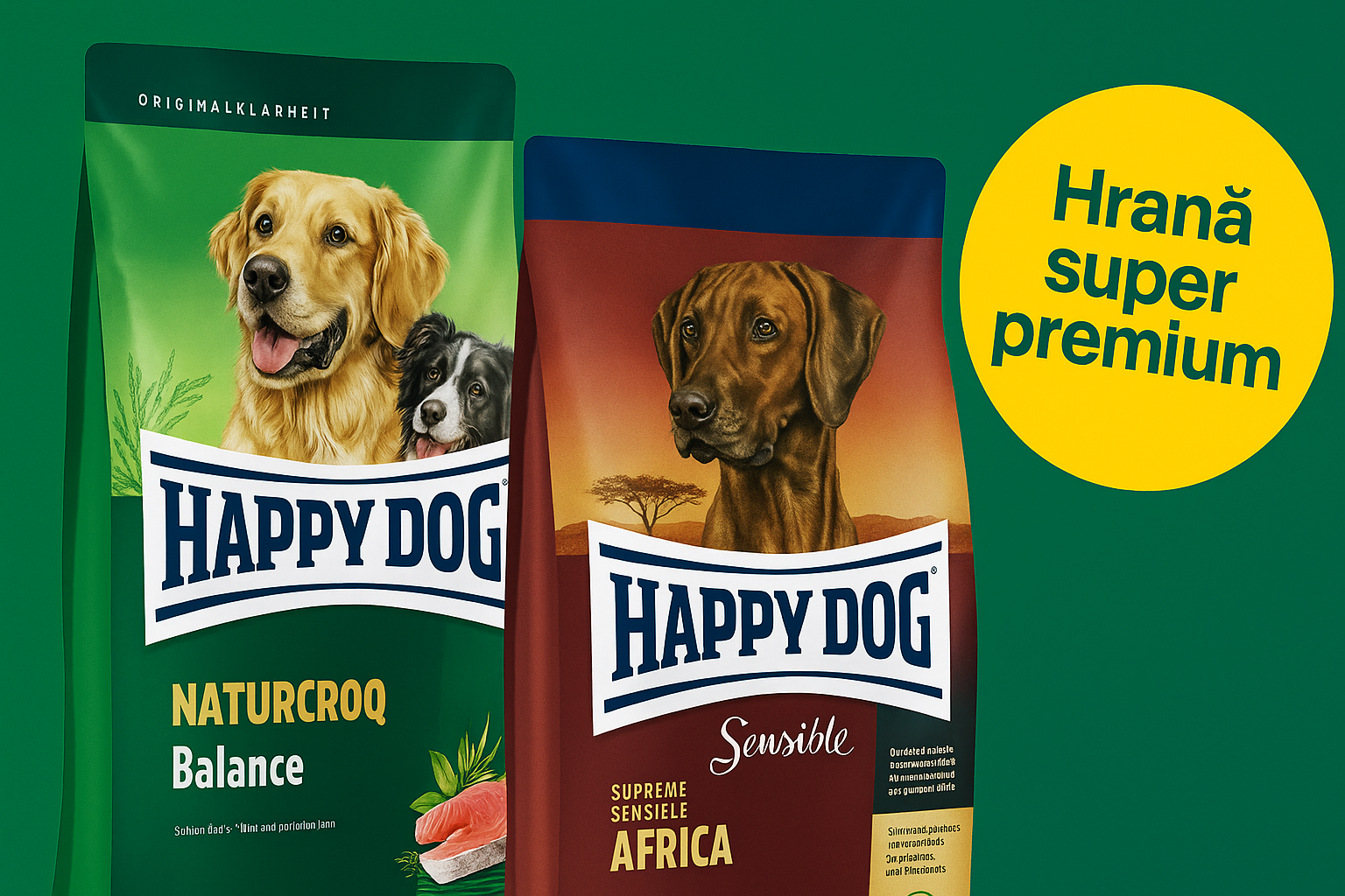 Happy Dog hrana super premium pentru câini | DalisPet