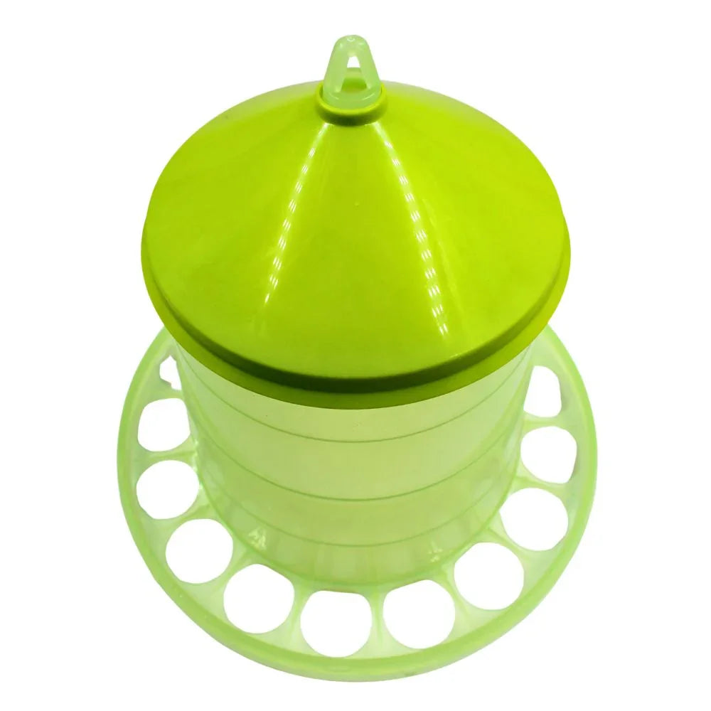 Hrănitoare din plastic cu picior pentru păsări 4 kg