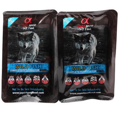 Hrană semi-umedă Premium pentru câine junior Alpha Spirit 