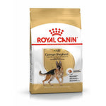 Royal Canin Adult German Shepherd dry dog food bag with breed health nutrition formula