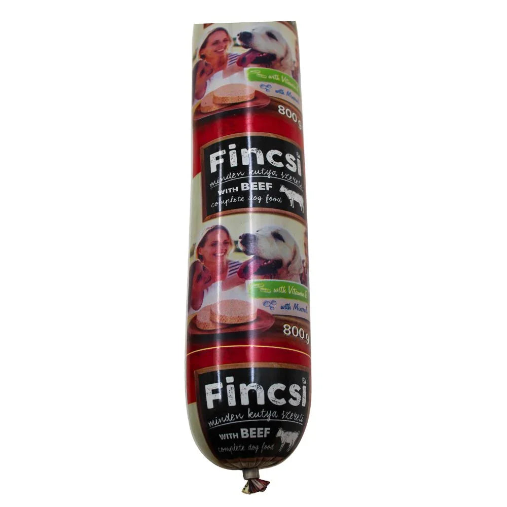 Salam pentru câini cu vită  800 g – variantă economică Dalis Pet