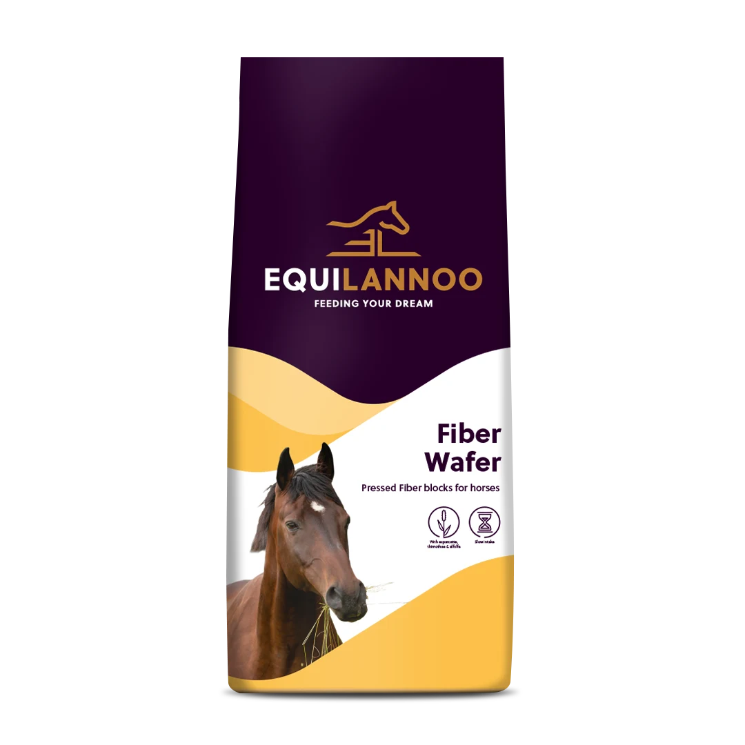 Equilannoo furaj cu fibre presate pentru cai