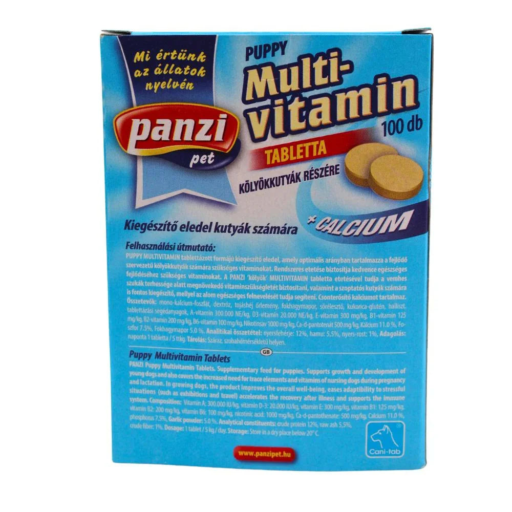 Multivitamine pentru căței – creștere sănătoasă 100 tablete.