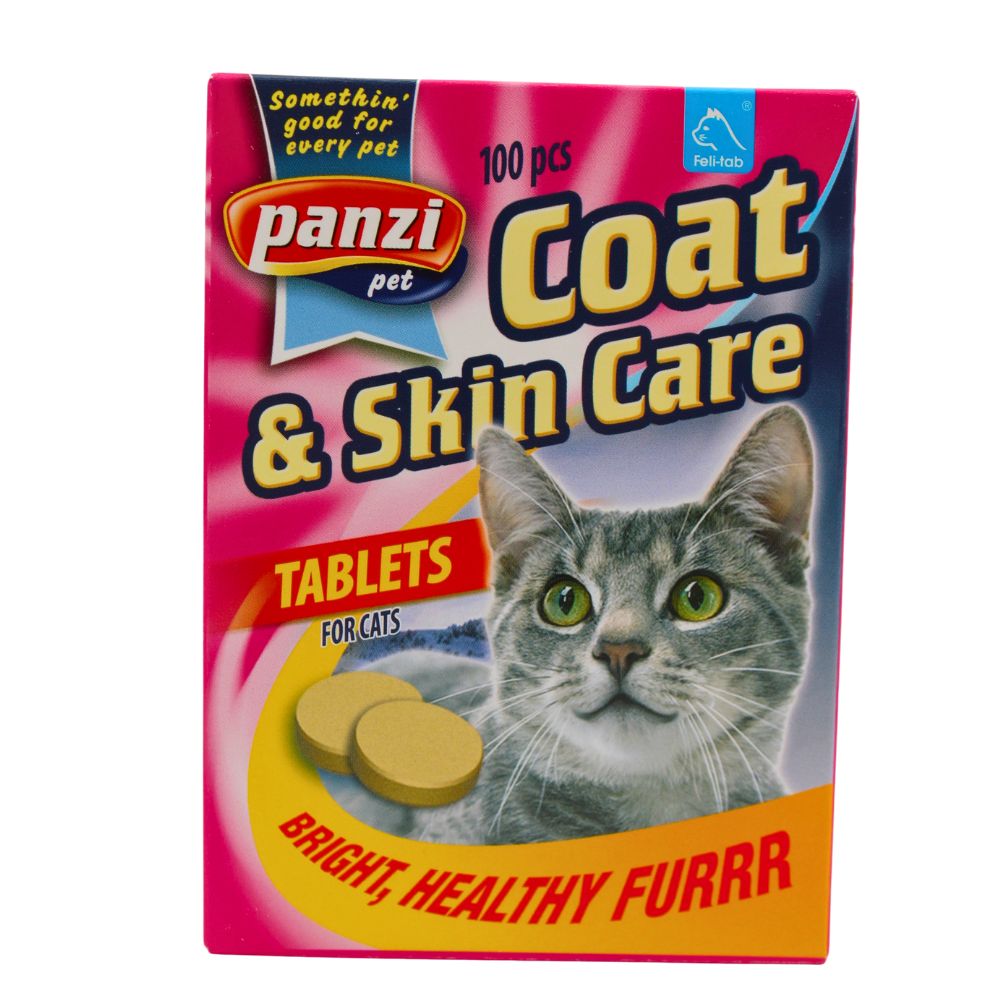 Panzi Regular  100 tablete pentru pisici – blană și piele sănătoasă