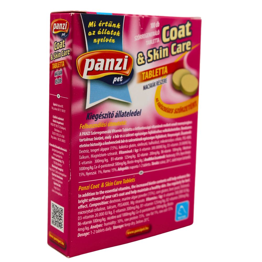 Panzi Regular  100 tablete pentru pisici – piele sănătoasă