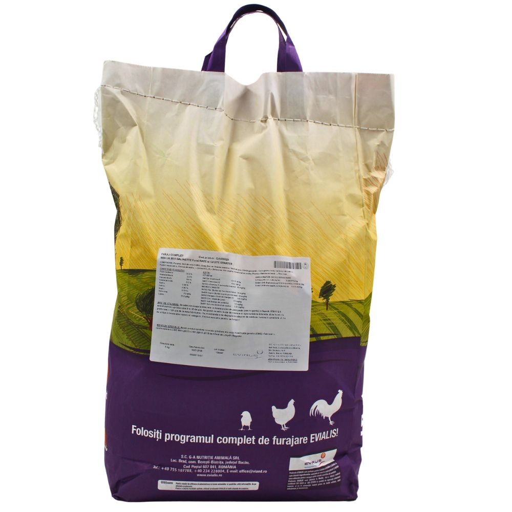 Evialis Furaj Starter Rațe și Gâște Dalis