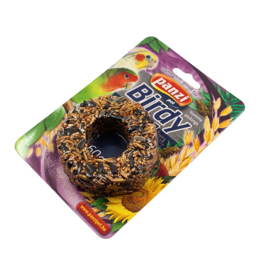 Panzi Birdy Inel cu semințe pentru peruși 60 gr