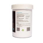 White container with Romanian probiotic and electrolyte supplement instructions, QR code, and recycling symbol
