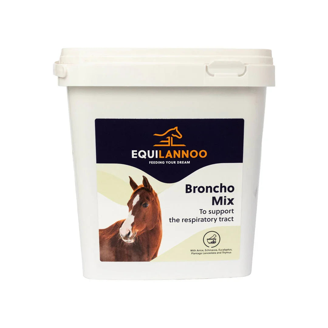 Broncho Mix pentru cai, supliment respirator cu anason, echinacee, eucalipt și thymus