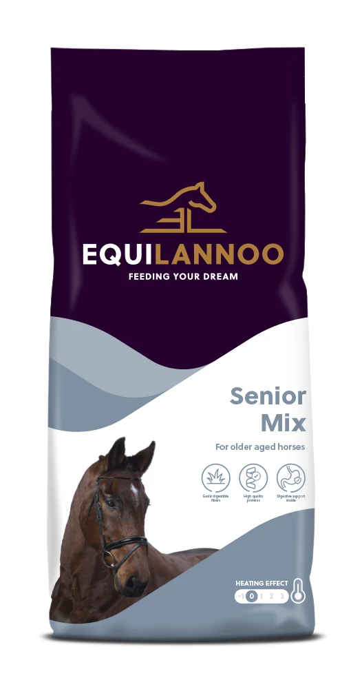 Furaj pentru caiEquilannoo Senior Mix pentru cai în vârstă 15 kg