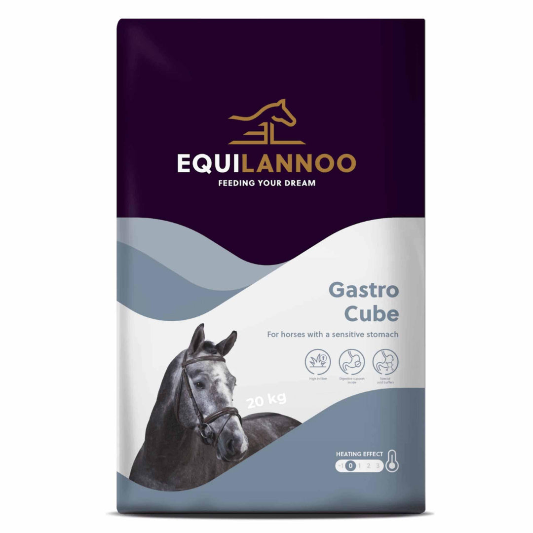 Equilannoo Gastro Cube horse feed bag for sensitive stomachs, 20 kg with digestive support and fiber
