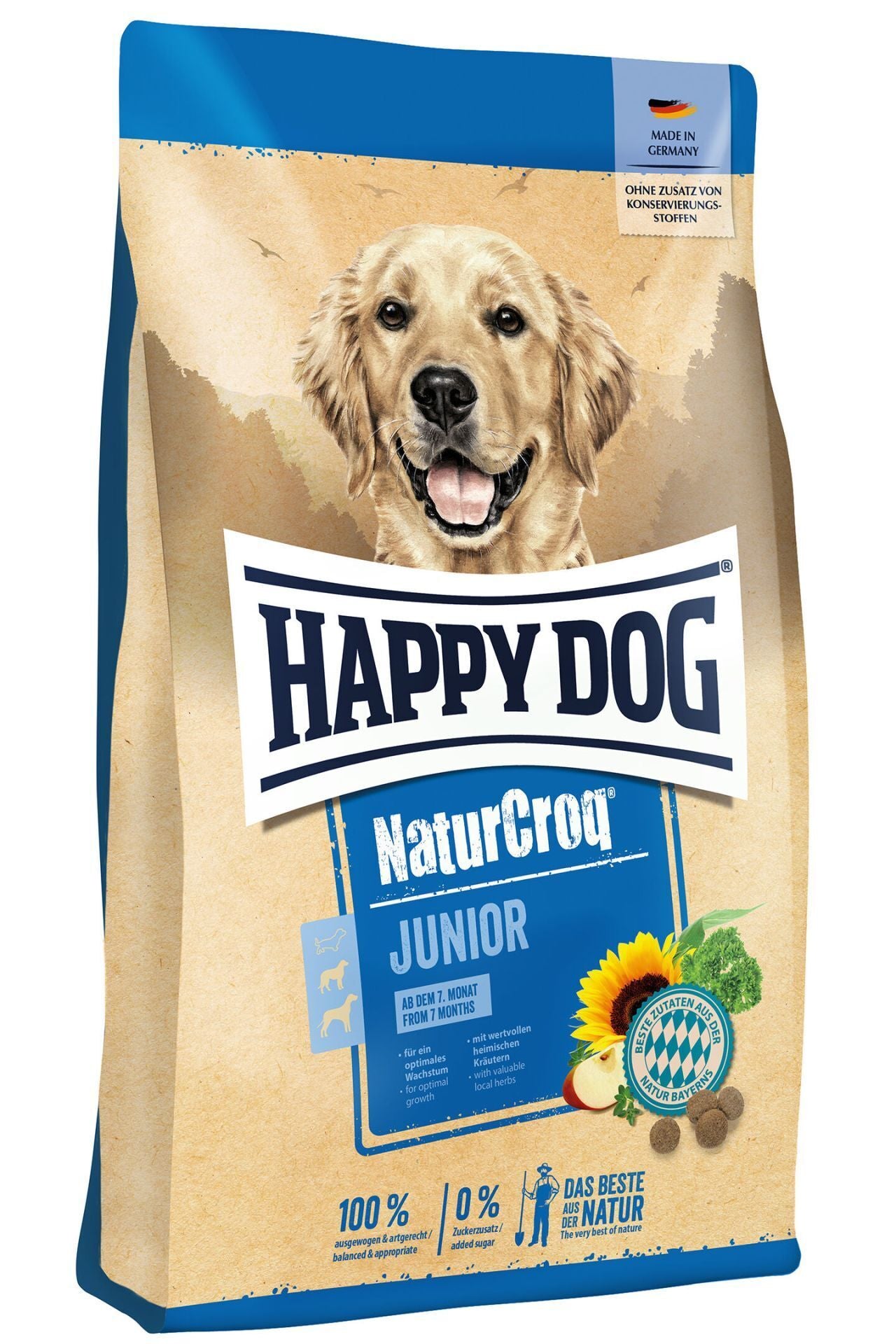 Happy Dog NaturCroq Junior – hrană completă pentru câini tineri