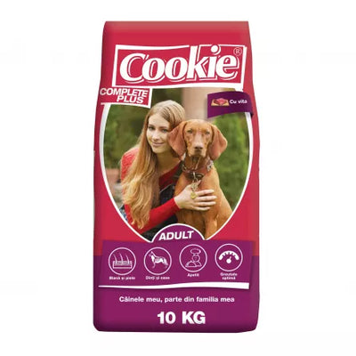 Hrană uscată Cookie Complete Plus Adult Vită 10