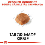 Tailor-made kibble designed for Chihuahua dogs with customized shape and size