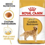 Royal Canin adult Golden Retriever breed nutrition dog food with healthy skin formula