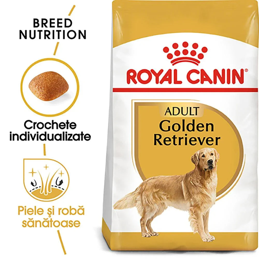 Royal Canin adult Golden Retriever breed nutrition dog food with healthy skin formula
