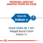 Royal Canin Indoor 27 cat food recommendation for cats aged 7 years and older