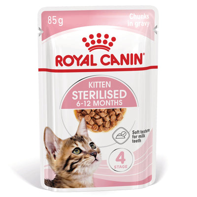 Royal Canin Kitten Sterilised hrana umeda pisica sterilizata junior (in sos)