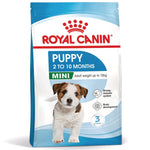 Royal Canin Mini puppy dry dog food bag for puppies 2 to 10 months, adult weight up to 10kg
