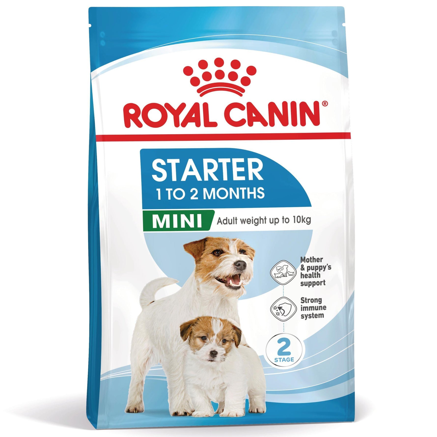 Royal Canin Starter Mini dog food for puppies 1 to 2 months with mother and puppy image