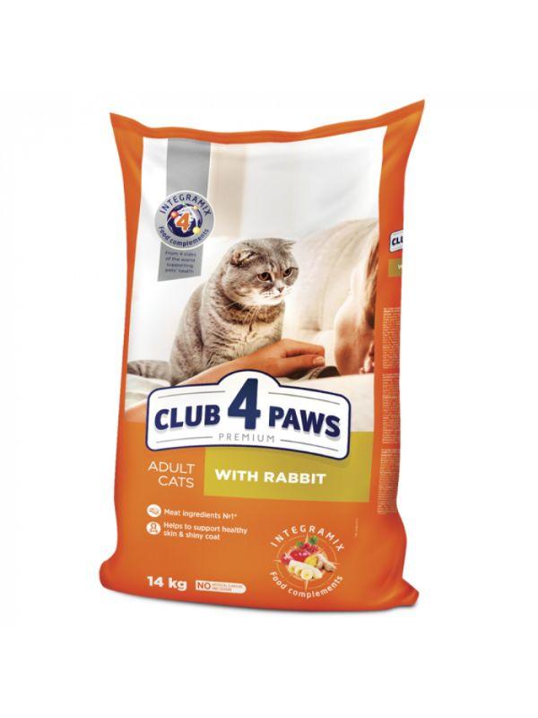Club 4 Paws pisici adulte cu iepure 14 kg - DalisPet