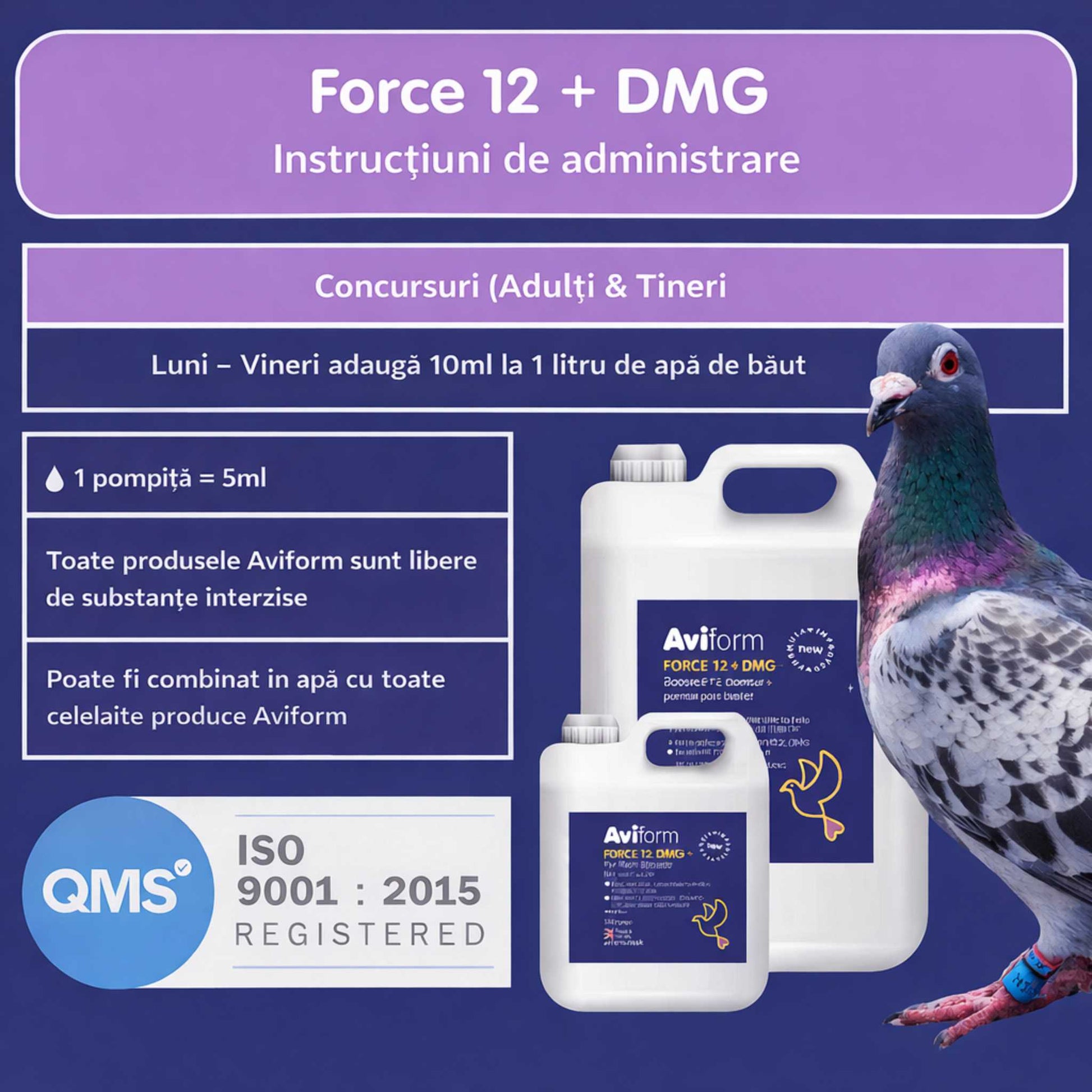 Aviform Force 12 mod de administrare