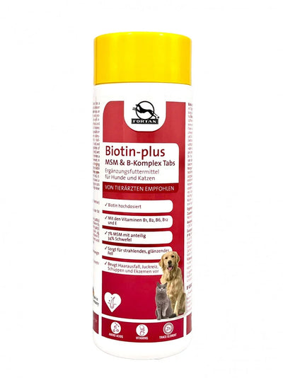 Cafortan Biotin Plus MSM & Complex B 100g supliment nutritiv caini DalisPet