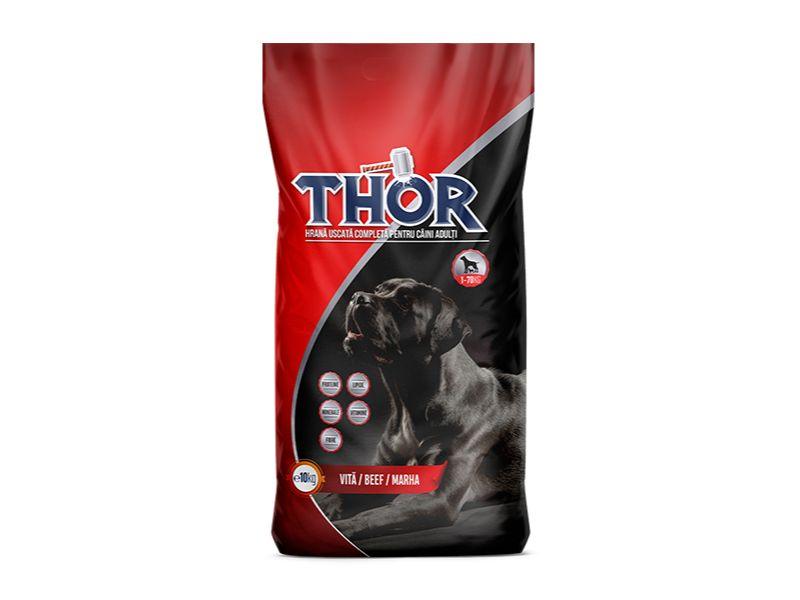 Hrana caini adulti Thor cu vita 10 kg - DalisPet