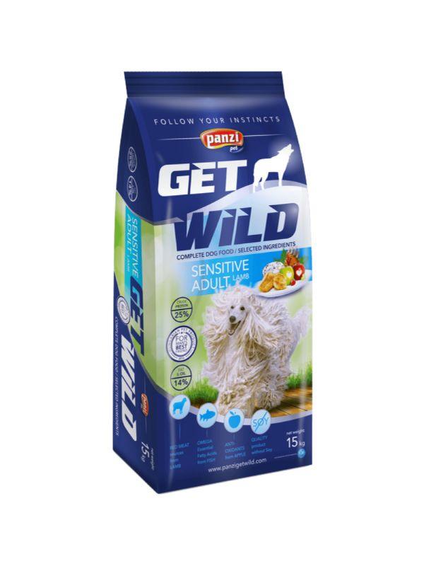 Hrana uscata caini GetWild adult sensibil cu miel 15 kg - DalisPet