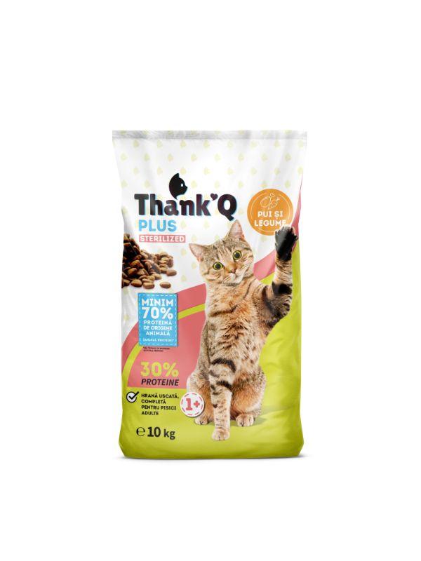 Hrana uscata pisici sterilizate Thank’Q 10 kg - DalisPet
