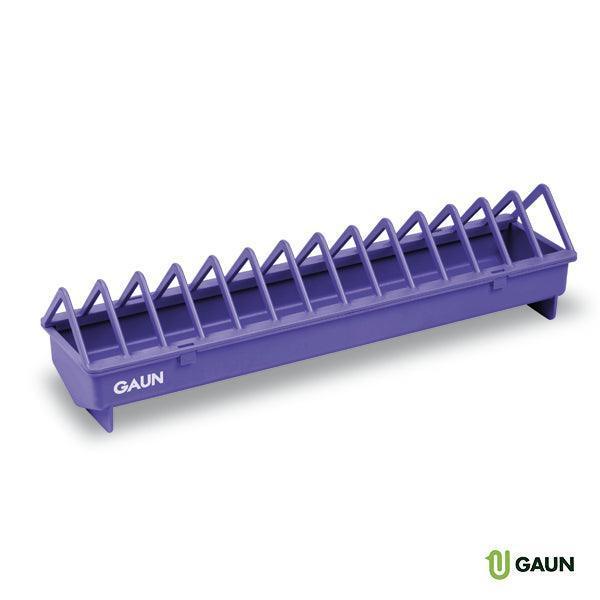 purple plastic poultry feeder 50 cm by GAUN for chick feeding