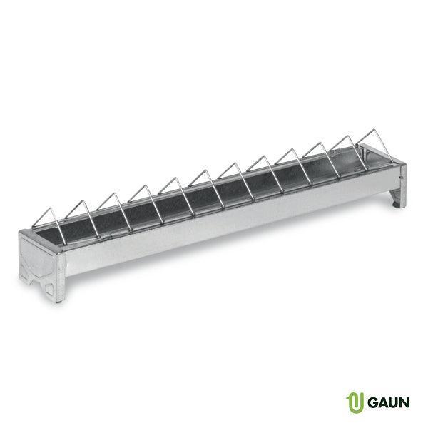 metal chick feeder 40 cm with wire divider bars for poultry feeding by GAUN
