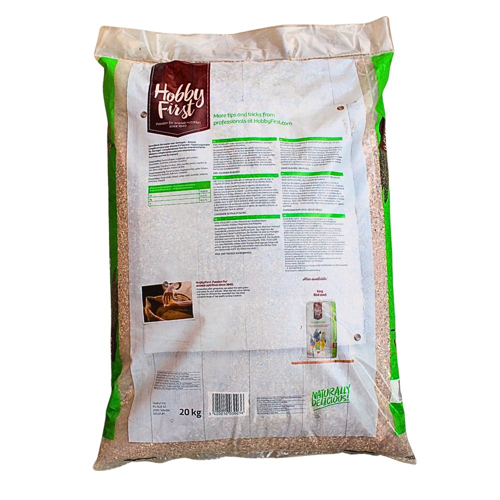 King Bird Grit – grit mineral natural pentru păsări de colivie 