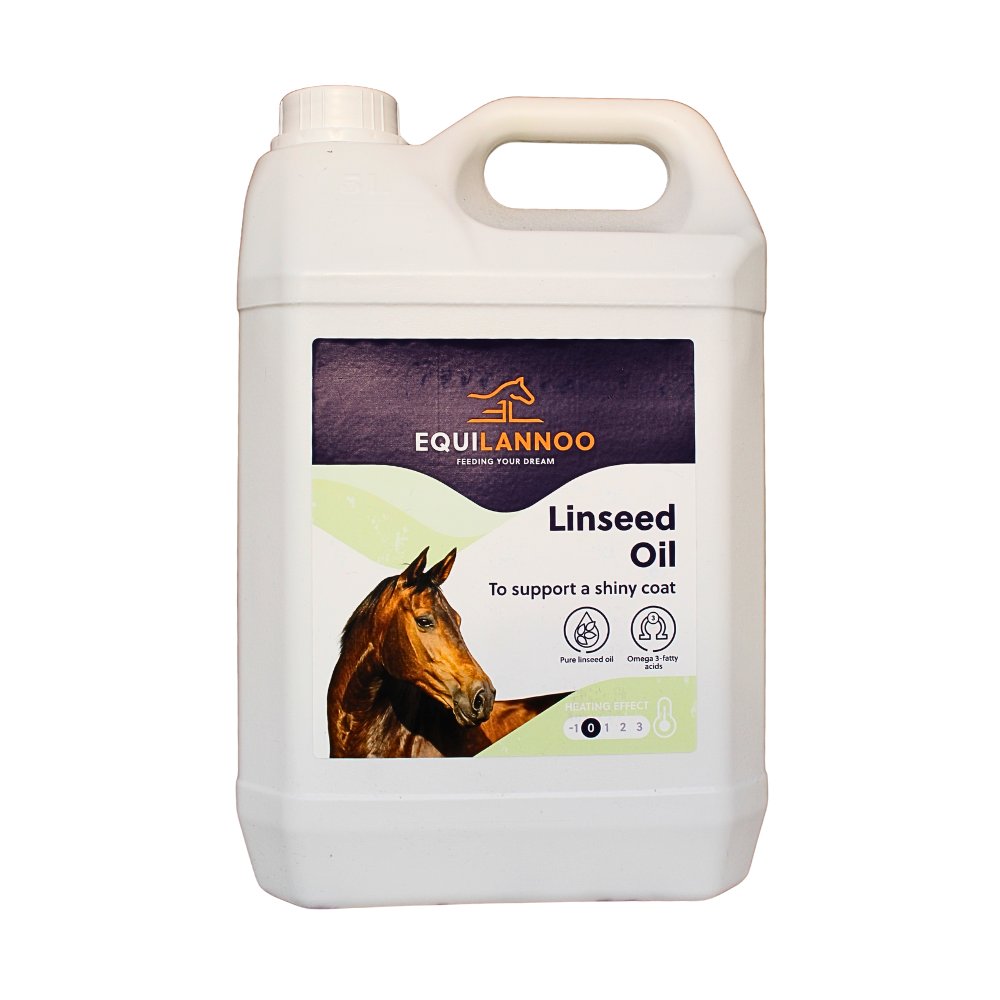 Equilannoo Linseed Oil – ulei de in pentru digestie și piele lucioasă la cai 5 L