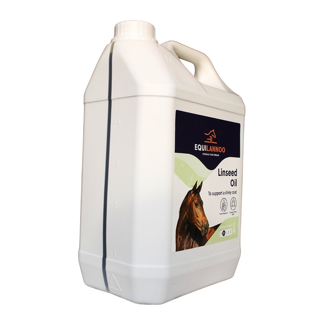 Equilannoo Linseed Oil – ulei de in pentru digestie la cai 5 L
