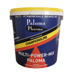 Paloma Pharma Multi-Power-Mix multi-vitamin and mineral supplement bucket with yellow lid